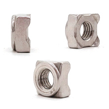 stainless steel DIN562 M1.6 M2 M2.5 M3 M3.5 square thin weld nut